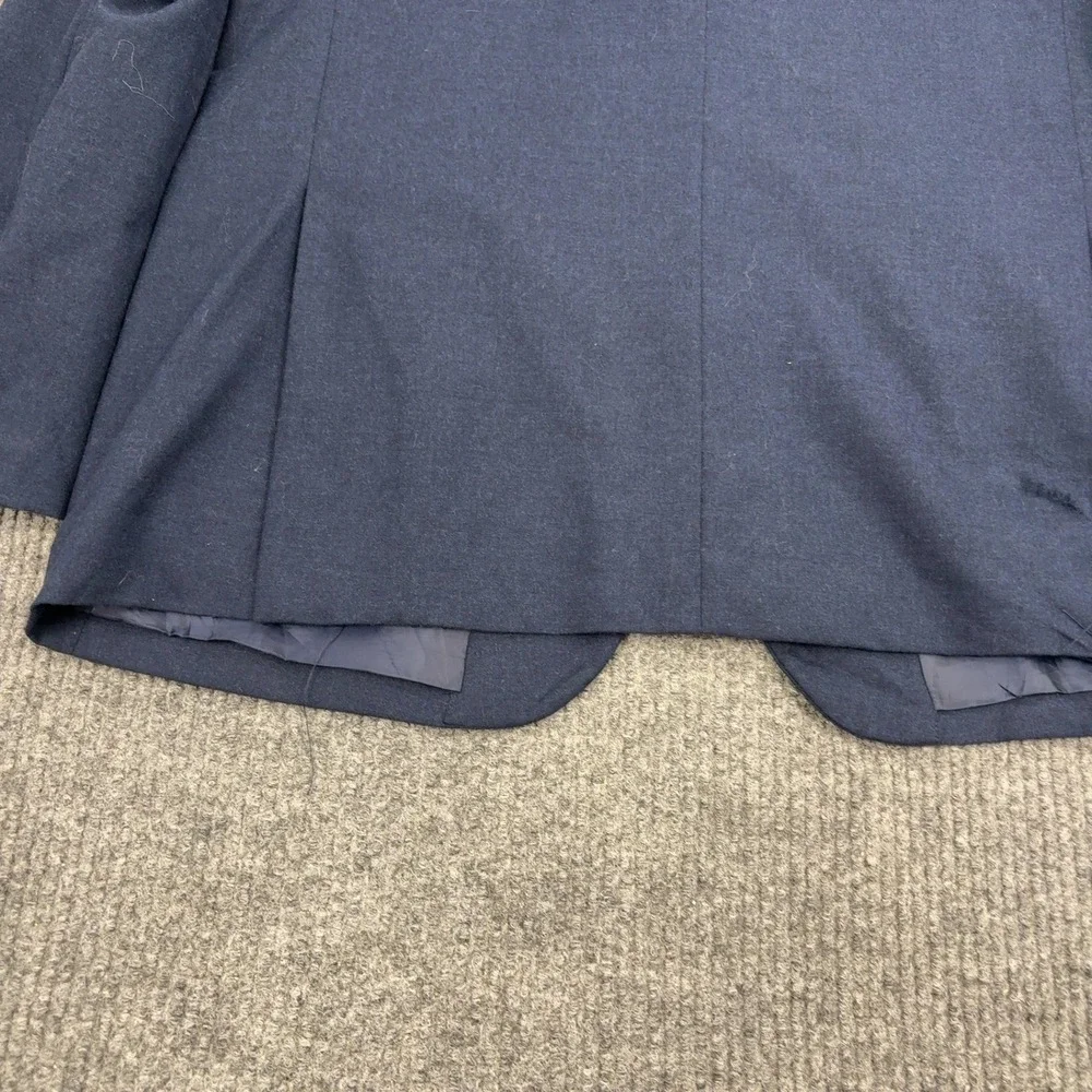 J CREW Blazer Mens 42R Navy‎ Blue Flex Wool Cotton Thompson Suit Jacket Business